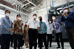 Sejumlah menteri hadiri peresmian fasilitas oksigen di Cikarang Bekasi
