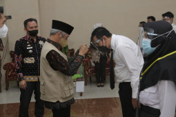 Bupati Pringsewu tutup kegiatan Latsar CPNS Golongan III angkatan V dan VI