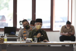 Bupati Pringsewu hadiri rapat persiapan kunjungan Presiden RI ke Provinsi Lampung