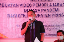 Wakil Bupati Pringsewu buka acara workshop pembuatan video pembelajaran