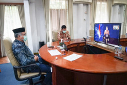 Gubernur dan Sekda Ikuti peluncuran sinergitas Pengelolaan bersama MCP 2021