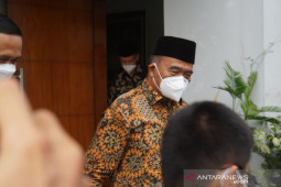 Menko PMK Muhadjir Effendy silaturahim ke Syafii Maarif di Yogyakarta