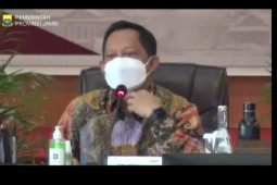 Mendagri berikan pengarahan penanganan COVID-19 di Jambi