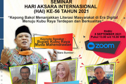 Disdikbud Kubu Raya ajak masyarakat "Kepong Bakol" tingkatkan literasi