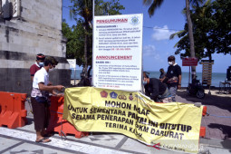 Pantai Kuta mulai uji coba buka untuk wisatawan