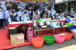 Polisi bongkar modus  baru peredaran sabu jaringan internasional