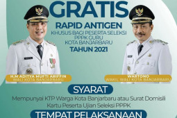 Pemkot Banjarbaru gratiskan rapid antigen peserta seleksi PPPK guru
