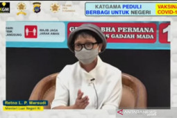 Menlu Retno sampaikan upaya pemerintah mencari vaksin sangat tidak mudah