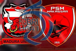 PSM  lawan Madura United sama kuat 1-1