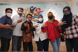 Tim Komunikasi Indosat Ooredoo sambung silaturahmi dengan ANTARA Biro Jatim
