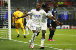 Liga Champions, gol larut Rodrygo Goes menangkan Real Madrid atas Inter Milan