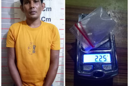 Polsek Padang Tualang tangkap Syaiful alias Ipung miliki sabu-sabu 2,25 gram