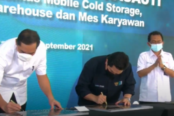 Menteri BUMN dan Mendag rasmikan "cold storage" milik BGR Logistics