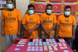 Empat penjual chip domino di ringkus Polisi di Pidie Jaya