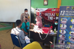 Bhabinkamtibmas Sempan Bangka catat 150 warga binaan terima layanan vaksin
