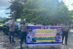Korem Baabullah-Polda Malut edukasi vaksinasi kepada masyarakat, perangi COVID -19