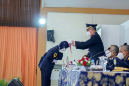 Sebanyak 342 taruna dan taruni Poltekbang Surabaya jalani Yudisium XVI dengan prokes ketat