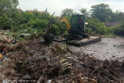 Jelang musim hujan, bozem di kawasan Tandes Surabaya siap digunakan