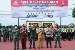 Bupati Asahan hadiri apel Ops Patuh Toba 2021