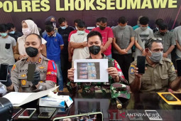 22 pemain judi online di Lhokseumawe ditangkap polisi
