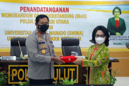 Polda Sulut dan Unima kerja sama bidang pendidikan