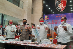 Bareskrim Polri tangkap 20 tersangka uang palsu jaringan Bogor