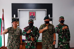 Bahas perbatasan Tentara Diraja Malaysia berkunjung ke Kodim Putussibau