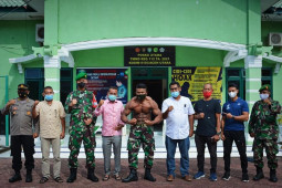 Dandim Aceh Utara lepas keberangkatan atlet binaraga ke PON XX