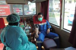KPI unit kilang Balikpapan gelar donor darah