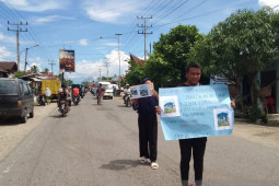 PNNB gelar aksi seribu koin untuk Sahadah Siregar korban kebakaran Sipirok