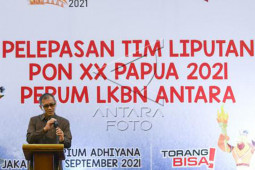 Perum LKBN ANTARA berangkatkan tim peliputan PON XX PAPUA