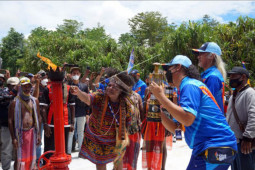 Pengambilan api abadi PON Papua