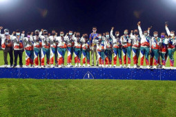 PON Papua - Papua dan Bali berbagi emas di Kriket Super Sixies