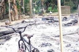 Pria di Aceh Utara bakar rumah sendiri