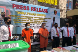 Polda Sumsel tetapkan dua tersangka korupsi di RS Kusta Banyuasin