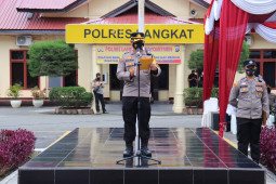 Kapolres : 10.000 vaksin dosis 1 segera disuntikan bagi pelajar, mahasiswa dan warga Langkat