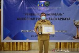 Wali Kota Padangsidimpuan terima penghargaan APE 2020