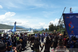 Festival seni budaya sambut Kirab Api PON di Jayawijaya