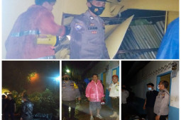 Dua rumah warga di Sibolga diterjang longsor