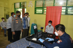 Polres Balangan luncurkan inovasi "Sidik jari go to school"