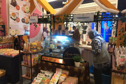 Dua UMKM Banten mengikuti pameran pangan lokal tingkat nasional.