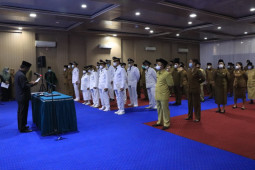 Wali Kota Binjai lantik pejabat, ini nama-nama mereka