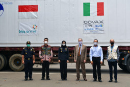Indonesia terima bantuan 796.800 dosis vaksin covid dari Italia