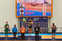 Tim sepatu roda Malut sumbang medali perdana di PON Papua, bagaimana Maluku?