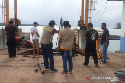 Progres renovasi pelabuhan penyeberangan Tanjung Ru capai 60 persen