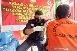 Ratusan narapidana disuntik vaksin COVID-19