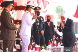 Gubernur Khofifah: Kesaktian Pancasila modal bangkit dari pandemi COVID-19