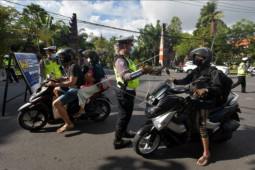 Penerapan ganjil genap di kawasan wisata Sanur