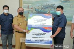 Gubernur Erzaldi terima bantuan kemanusiaan dari Hiswana Migas Babel