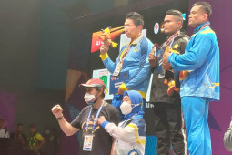 Aceh tambah medali emas, sepak bola melaju ke enam besar